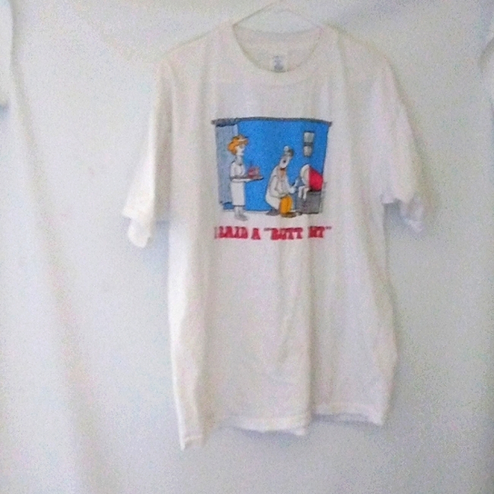 Vtg 1990 Graphic T-shirt " I Said A Butt Light"